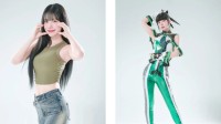 韩籍啦啦队女神宣传《星刃》：将COS伊芙出席碰面会